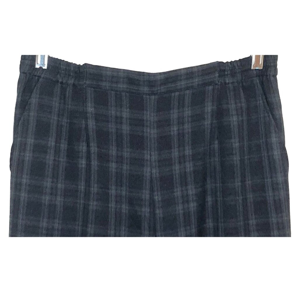 Koret Women’s Size 8 Plaid Pull On Elastic Waist Pants Straight Leg - Picture 3 of 8